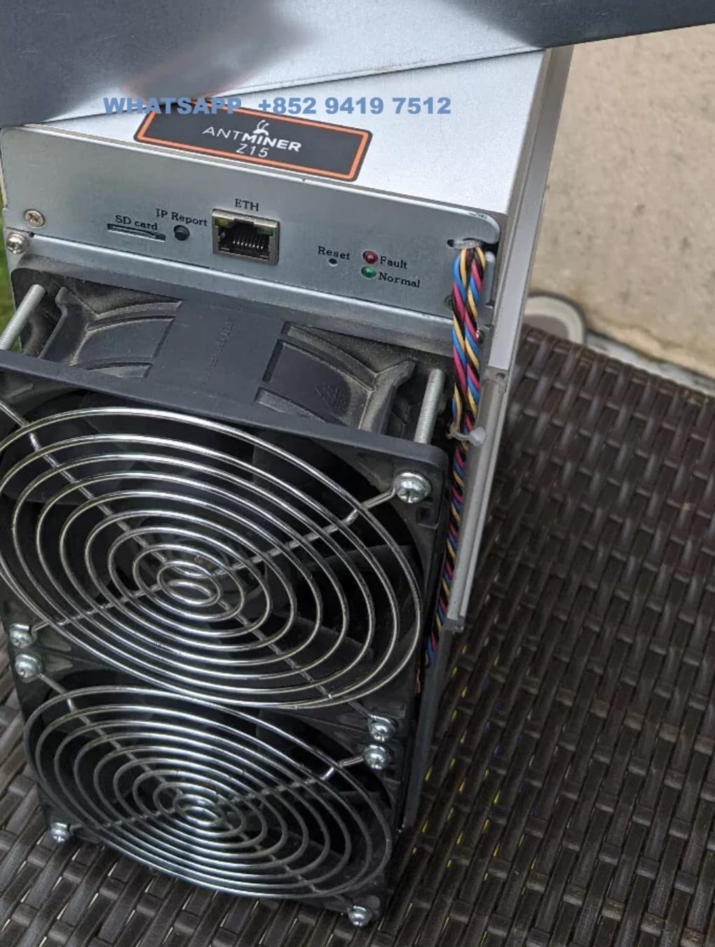 Antminer z15 pro 840KSol ZEC zcash ZEN Asic miner
